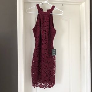 Lulu’s Brand Love Poems Mini Dress